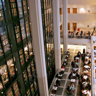 interior of the British Library 15Kb