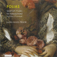 cover cd Lydia Maria Blank 'Folias' 15kB