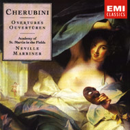 cover of Luigi Cherubini Ouvertures St. Martin in the Field cd - 15kB