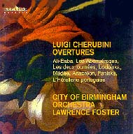 cover of Luigi Cherubini Ouvertures cd 15kB