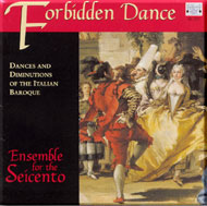 cover of cd Ensemble for the Seicento - 15kB