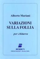 Variazioni sulla Follia for guitar solo, the sheet music - 17kB