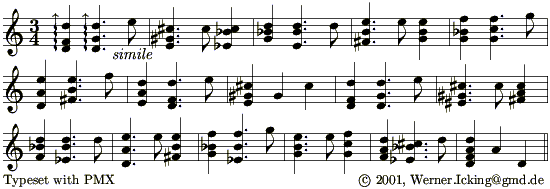 Folia for flauto solo, opening score - 10kB
