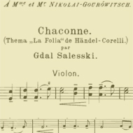 part of the sheet music for violin - 15kB